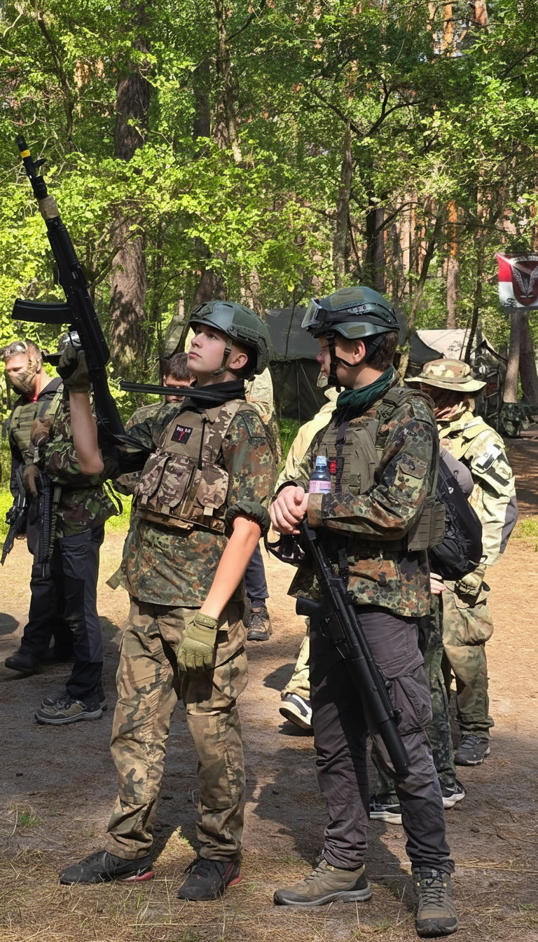 obóz Obóz ASG z żołnierzami Wojsk Specjalnych. Dla nastolatków 14, Baza Janów woj.śląskie w Janów