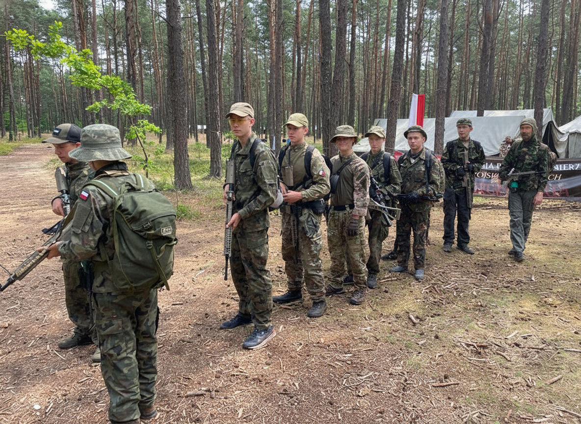 obóz Obóz ASG z żołnierzami Wojsk Specjalnych. Dla nastolatków 14 Baza Kokotek w Lubliniec